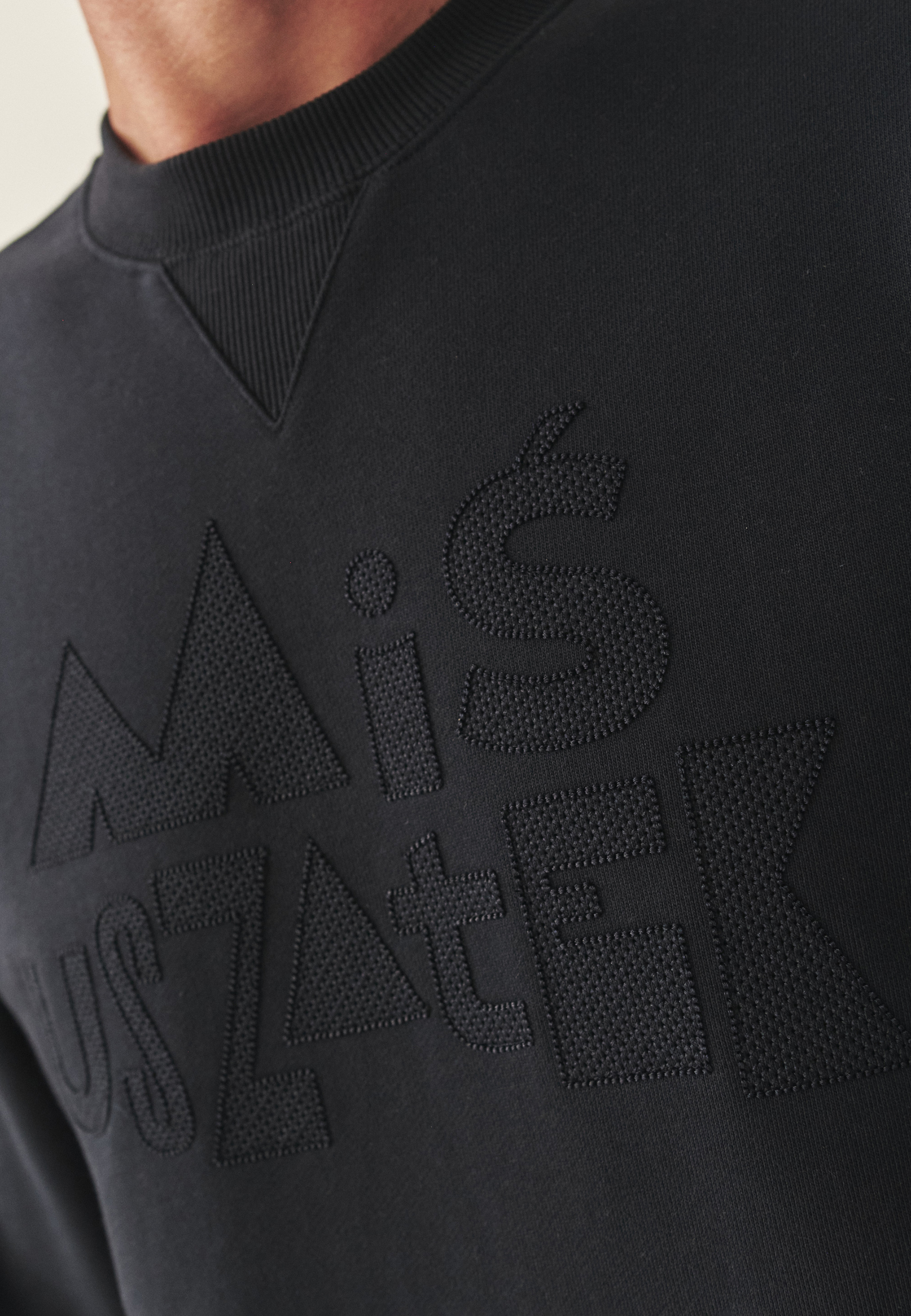 BAWEŁNIANA BLUZA Z MOTYWEM KOLEKCJI - FRANKI GRANATOWY 2