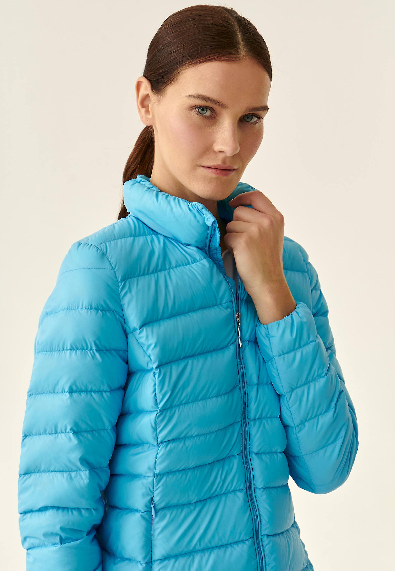 SHORT PUFFER JACKET MARIKA SHORT PUFFER JACKET MARIKA BLUE 86142