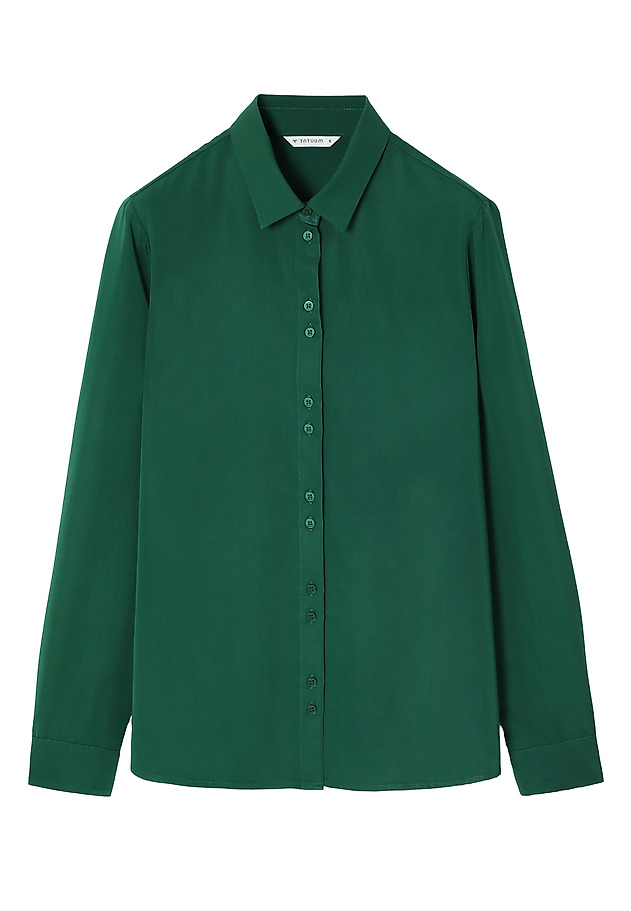 WOVEN LONG SLEEVED SHIRT — ENMO WOVEN LONG SLEEVED SHIRT — ENMO ZIELONY 7