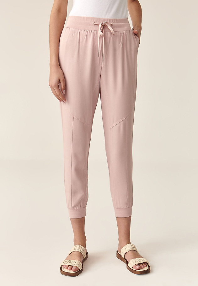 LADIES' ELASTICIZED TROUSERS SANKO LADIES' ELASTICIZED TROUSERS SANKO RÓŻOWY 2