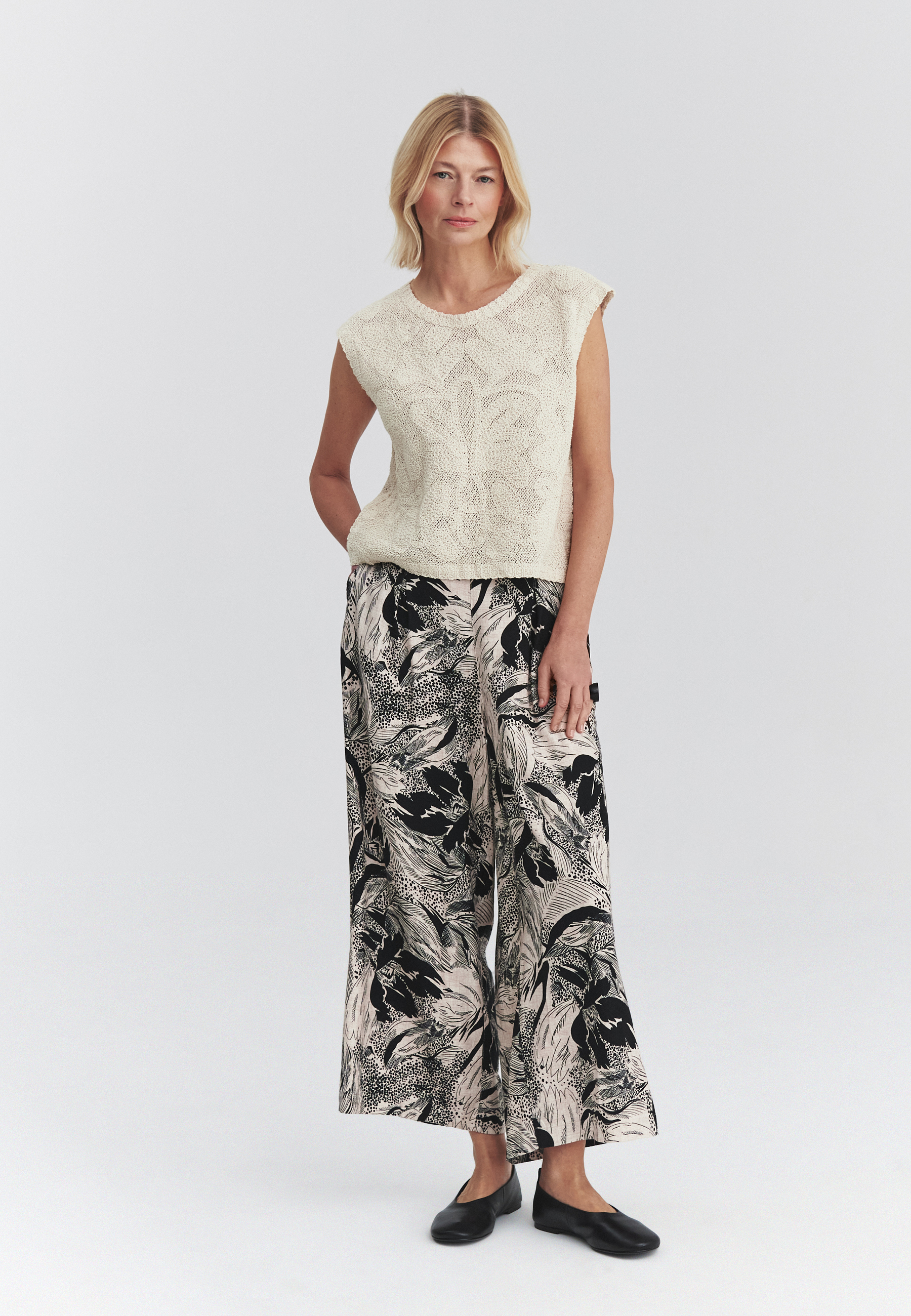 EMBROIDERED COTTON BLOUSE - MISTA