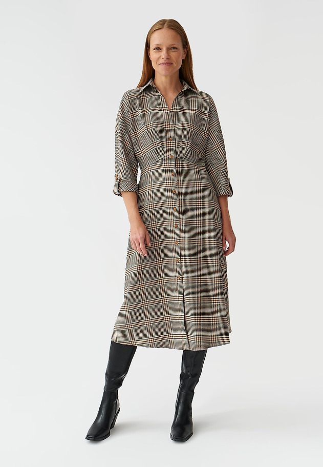 LADIES’ CHECKERED MIDI DRESS SAMOTALI LADIES’ CHECKERED MIDI DRESS SAMOTALI MULTIKOLOR 2