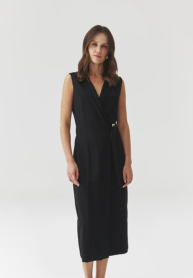 ENVELOPE MIDI DRESS — ROSALIND ENVELOPE MIDI DRESS — ROSALIND CZARNY 2