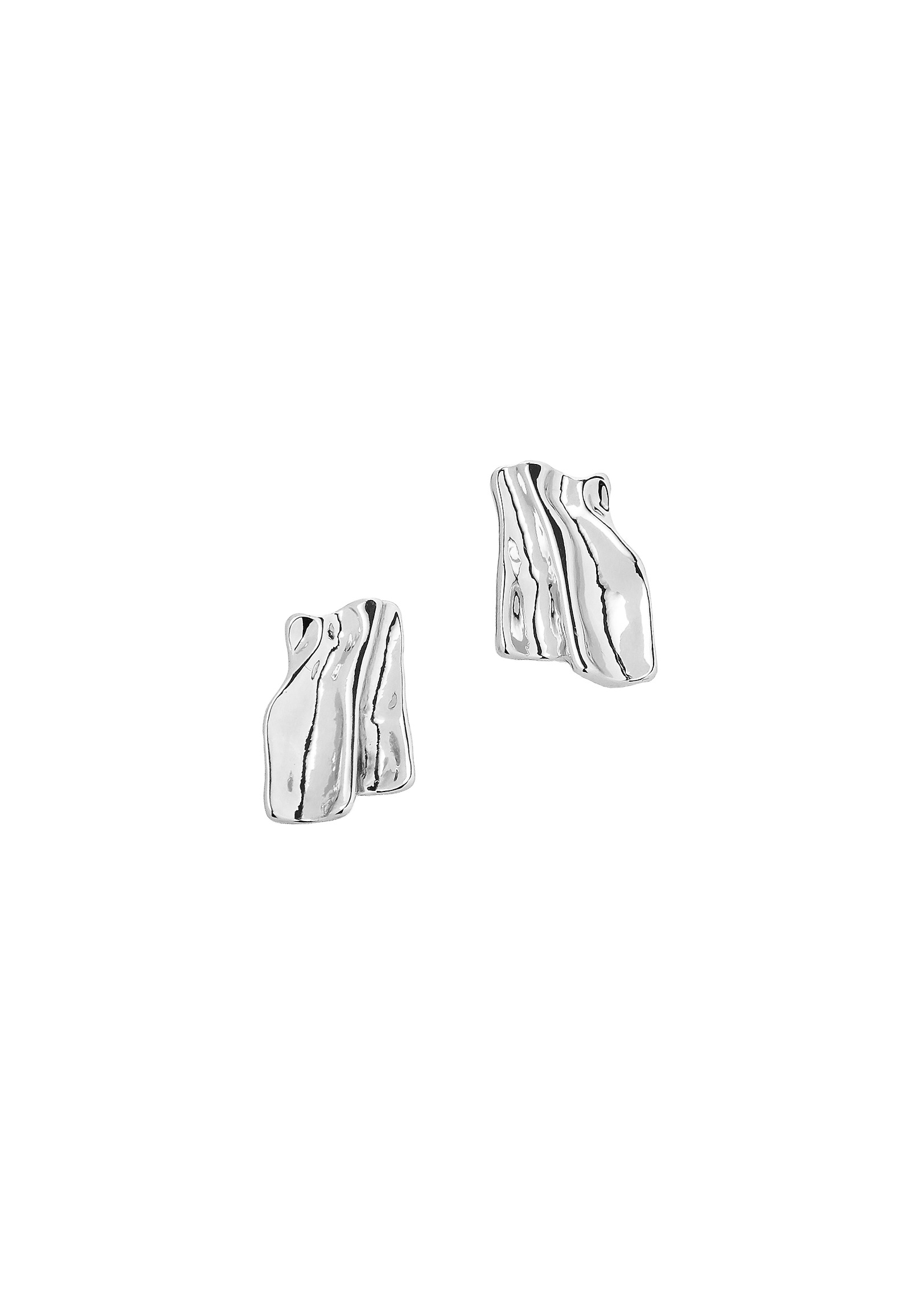 EARRINGS FASTENED ON A STICK - BIRTA EARRINGS FASTENED ON A STICK - BIRTA SILVER 114587