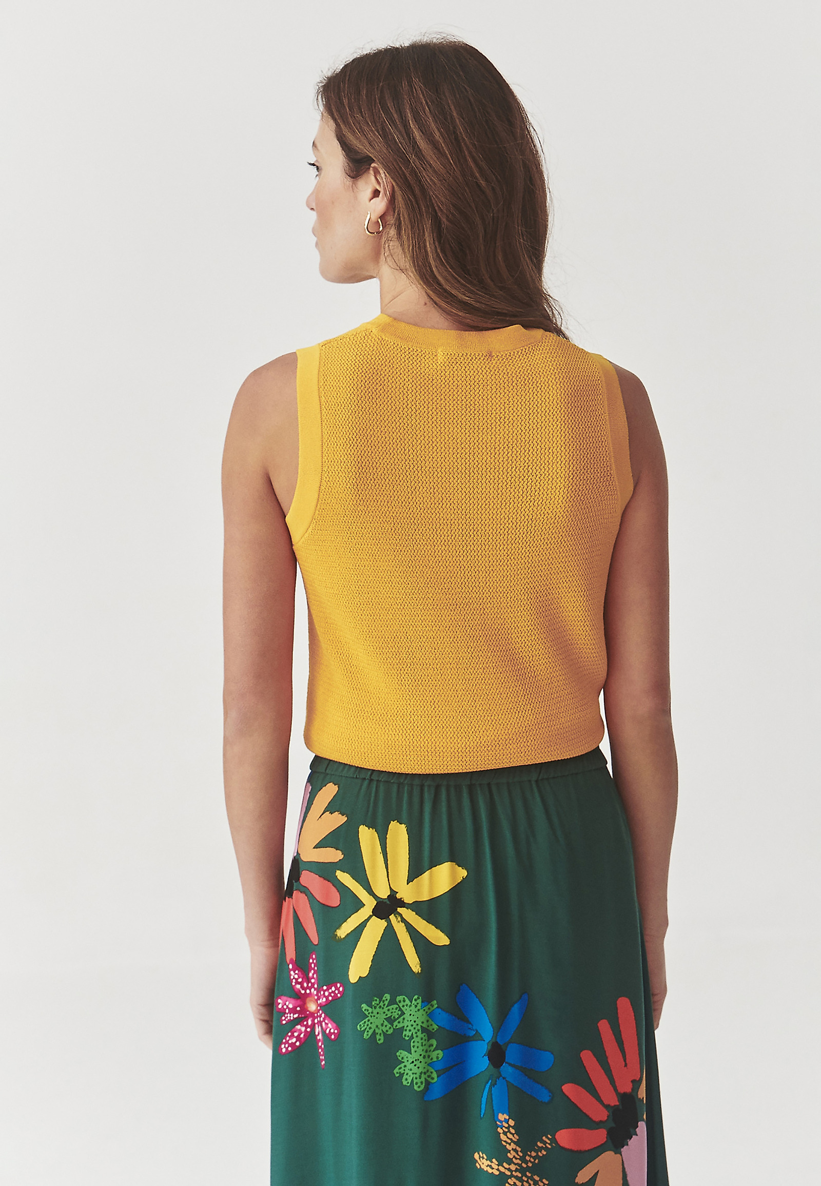 DÁMSKA PLETENÁ BLÚZKA BEZ RUKÁVOV – FAYA DÁMSKA PLETENÁ BLÚZKA BEZ RUKÁVOV – FAYA ŽLTÁ 97951