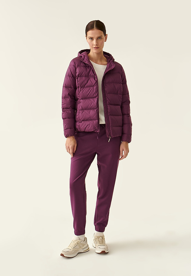 LADIES' PUFFER JACKET WITH A HOOD ULATI LADIES' PUFFER JACKET WITH A HOOD ULATI FIOLETOWY 2