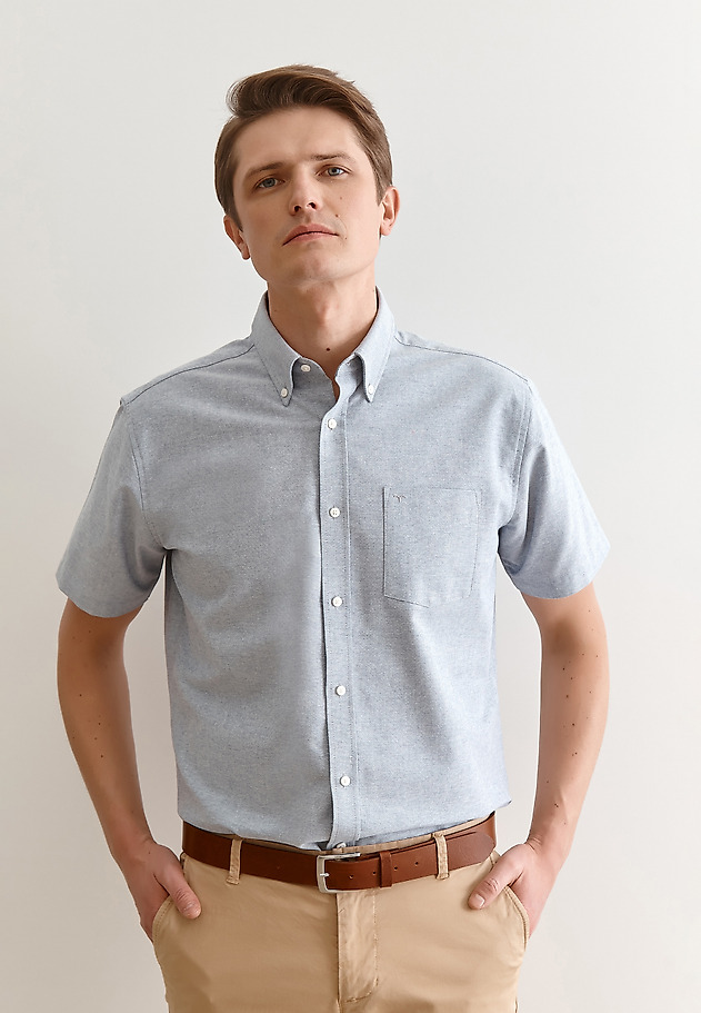MAN'S SHORT SLEEVED-SHIRT DORT 1 CLASSIC MAN'S SHORT SLEEVED-SHIRT DORT 1 CLASSIC NAVY BLUE 3