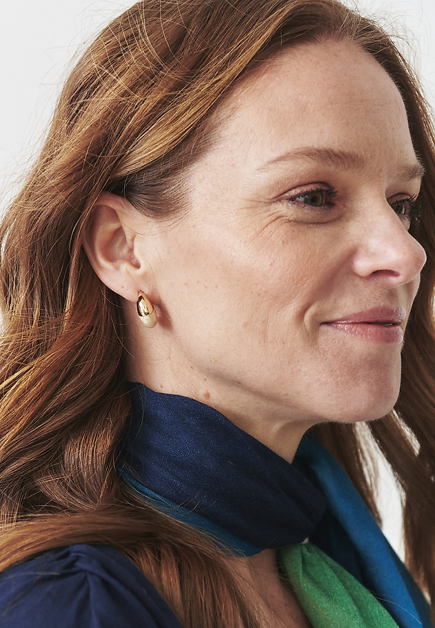 CRESCENT-SHAPED EARRINGS - VEMI CRESCENT-SHAPED EARRINGS - VEMI ECRU 1