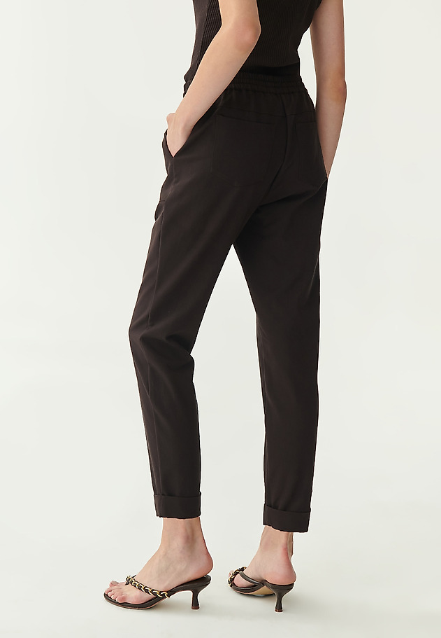 COMFORTABLE LADIES' TROUSERS SUDIKI COMFORTABLE LADIES' TROUSERS SUDIKI BROWN 2