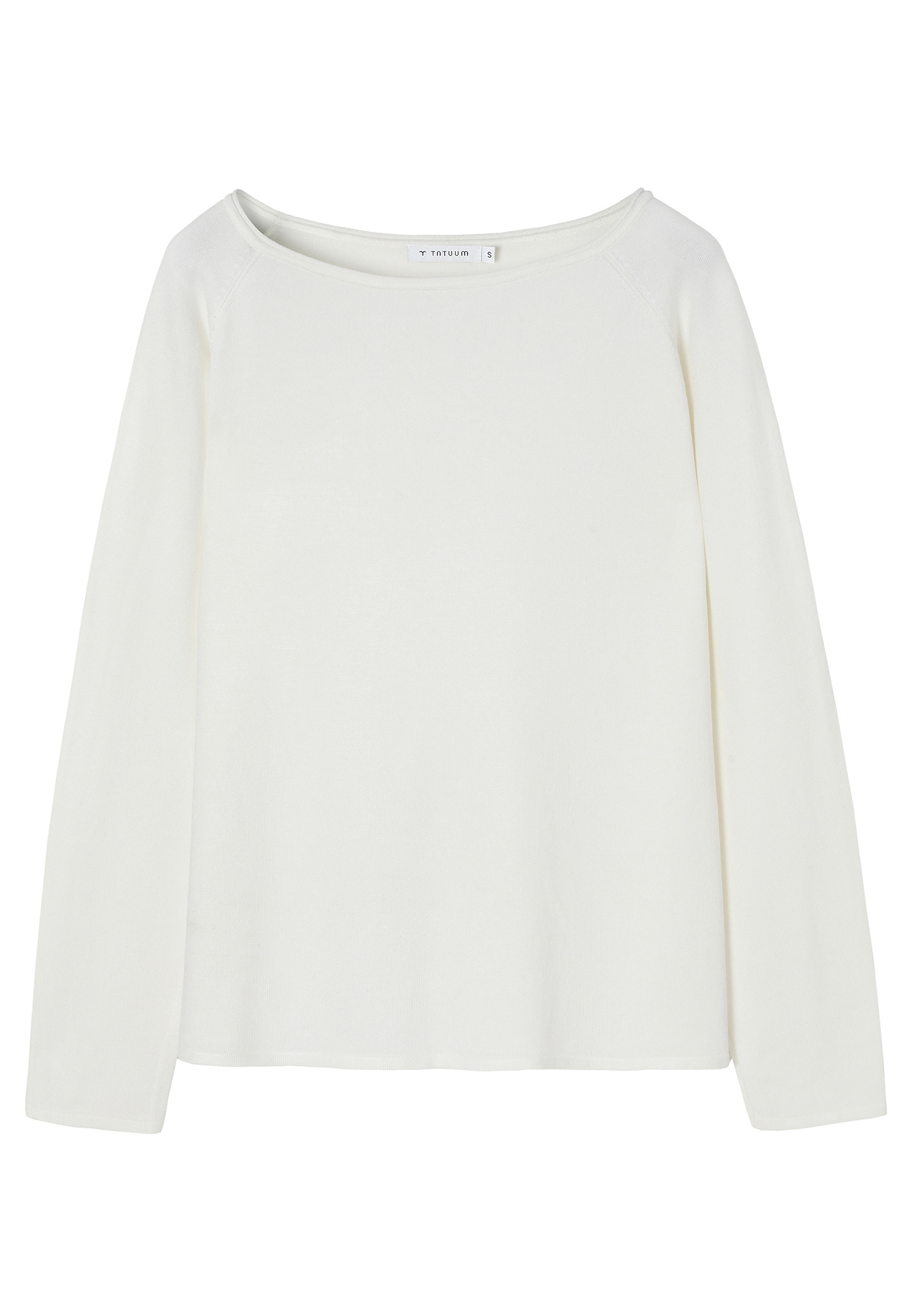CLASSIC PULLOVER WITH A BOAT NECKLINE - BROOKE CLASSIC PULLOVER WITH A BOAT NECKLINE - BROOKE ECRU 113145