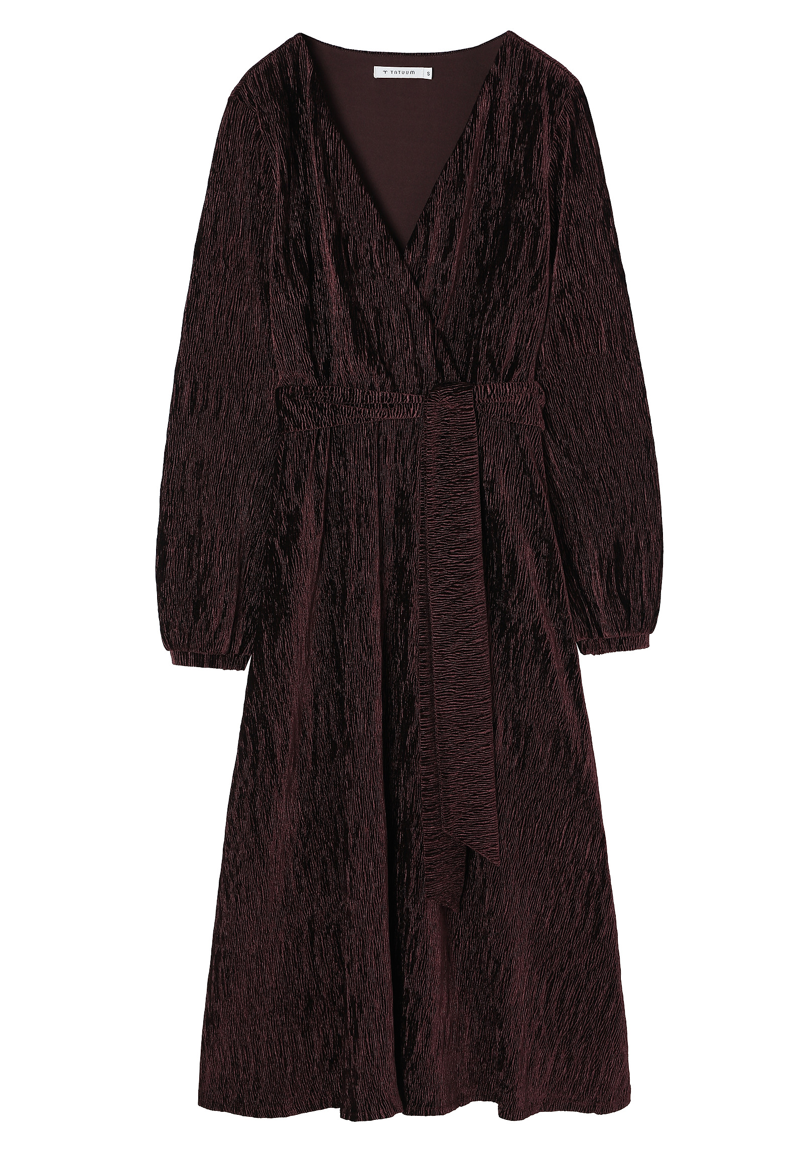 VELOUR MIDI DRESS - KRESE 1 VELOUR MIDI DRESS - KRESE 1 RED 118921