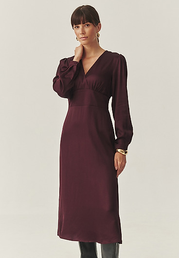 WISKOZOWA SUKIENKA MIDI - TELIA WISKOZOWA SUKIENKA MIDI - TELIA