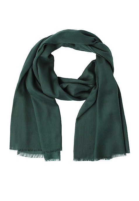 LADIES' COTTON SCARF — SENICA GREEN 2