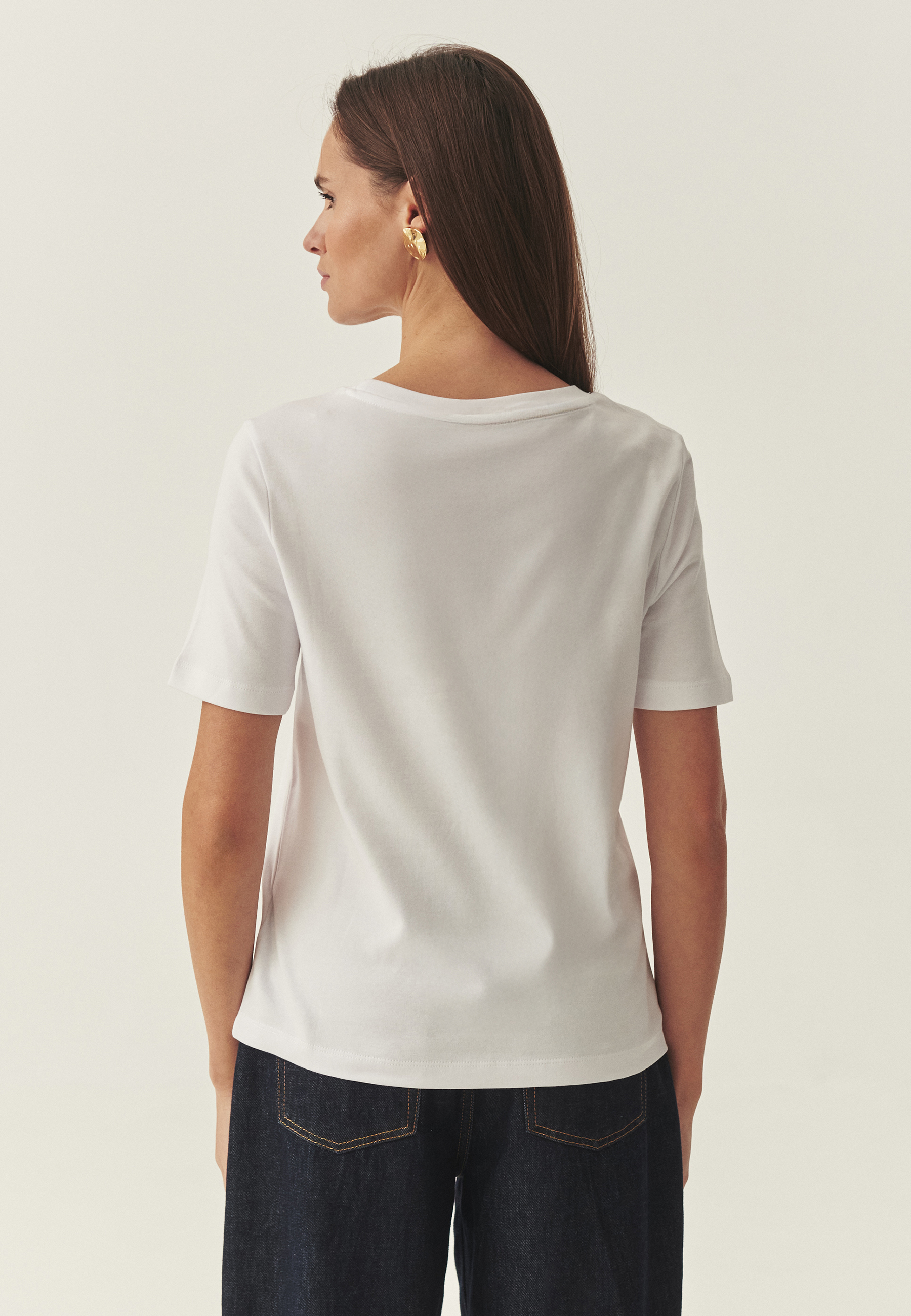 BAWEŁNIANY T-SHIRT Z NADRUKIEM I SEKRETNĄ WSZYWKĄ - AJMIRJA 2