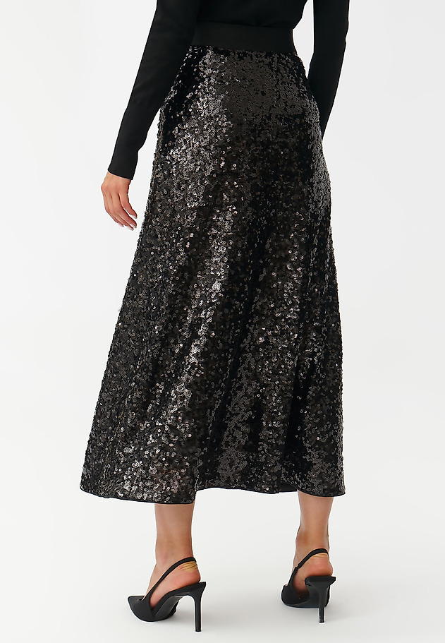 LADIES’ SEQUINED SKIRT ONITA LADIES’ SEQUINED SKIRT ONITA CZARNY 3