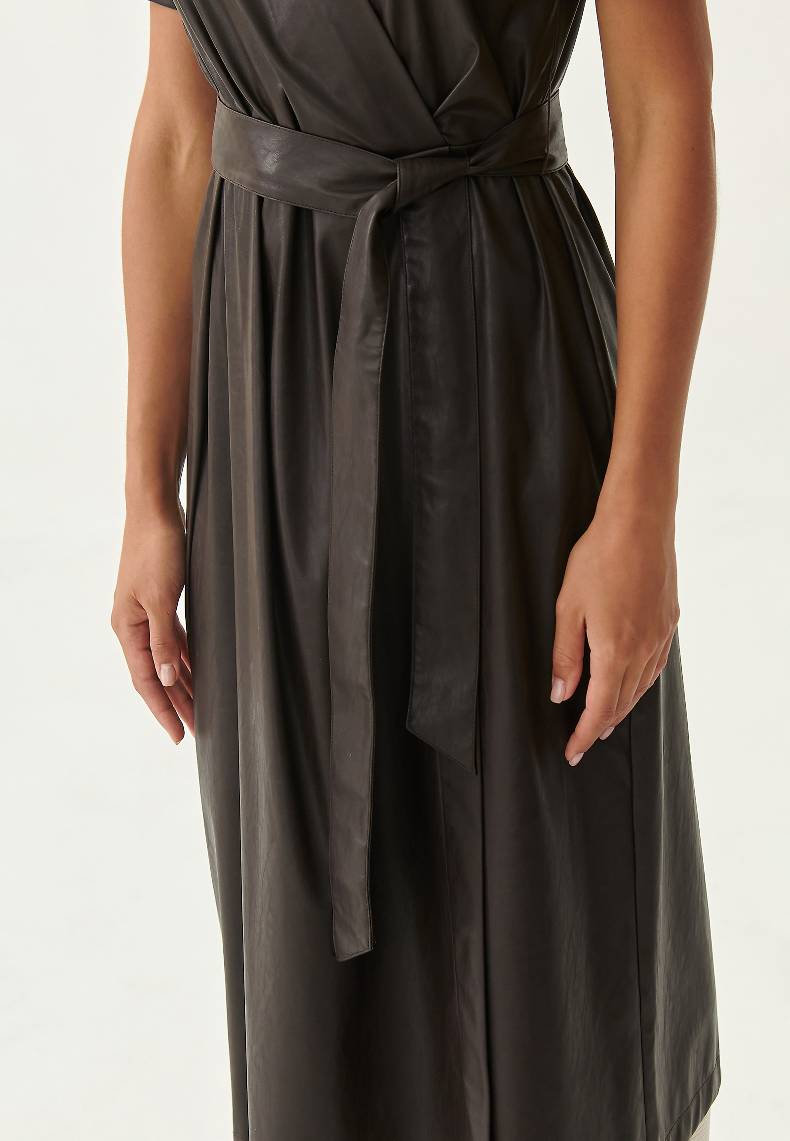 KOPERTOWA SUKIENKA MAXI OZIMI KOPERTOWA SUKIENKA MAXI OZIMI BRĄZOWY 82490