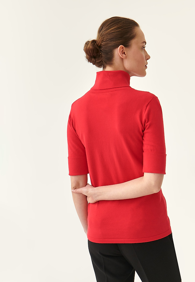 LADIES' SHORT-SLEEVED TURTLENECK LU LADIES' SHORT-SLEEVED TURTLENECK LU RED 5