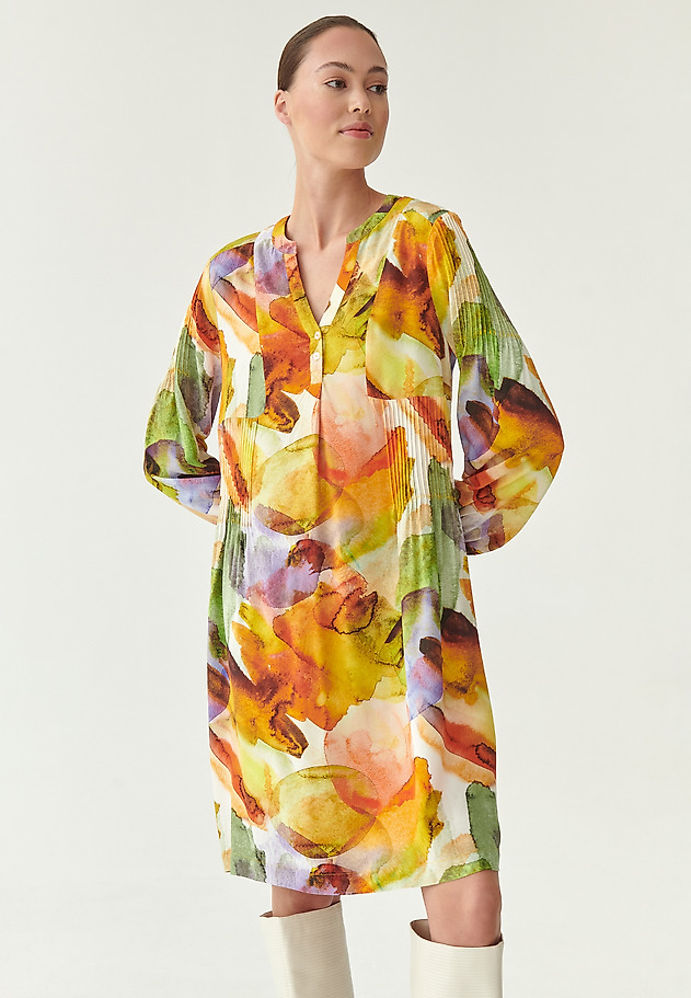 LADIES' MINI DRESS WITH PRINT MORTIKA LADIES' MINI DRESS WITH PRINT MORTIKA MULTIKOLOR 1