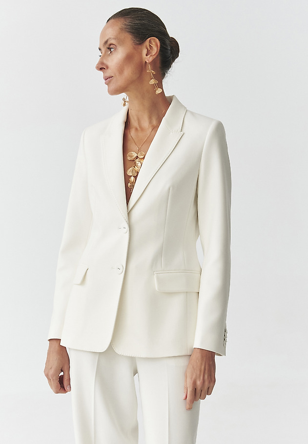 WOVEN JACKET — LONESA WOVEN JACKET — LONESA ECRU 3