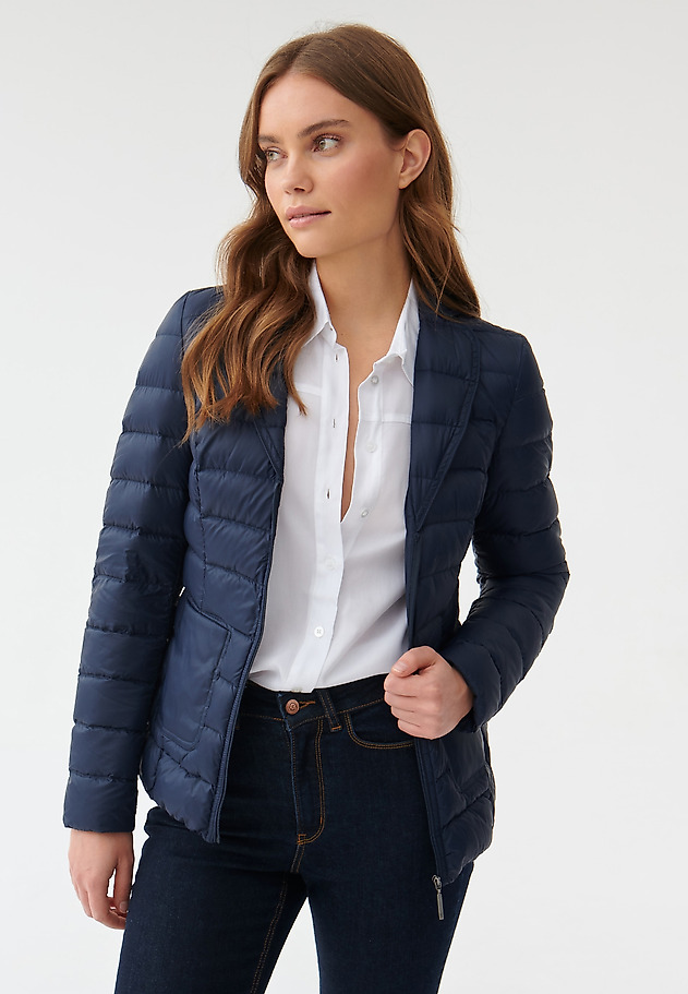 LADIES’ PUFFER JACKET FLATKO LADIES’ PUFFER JACKET FLATKO GRANATOWY 3
