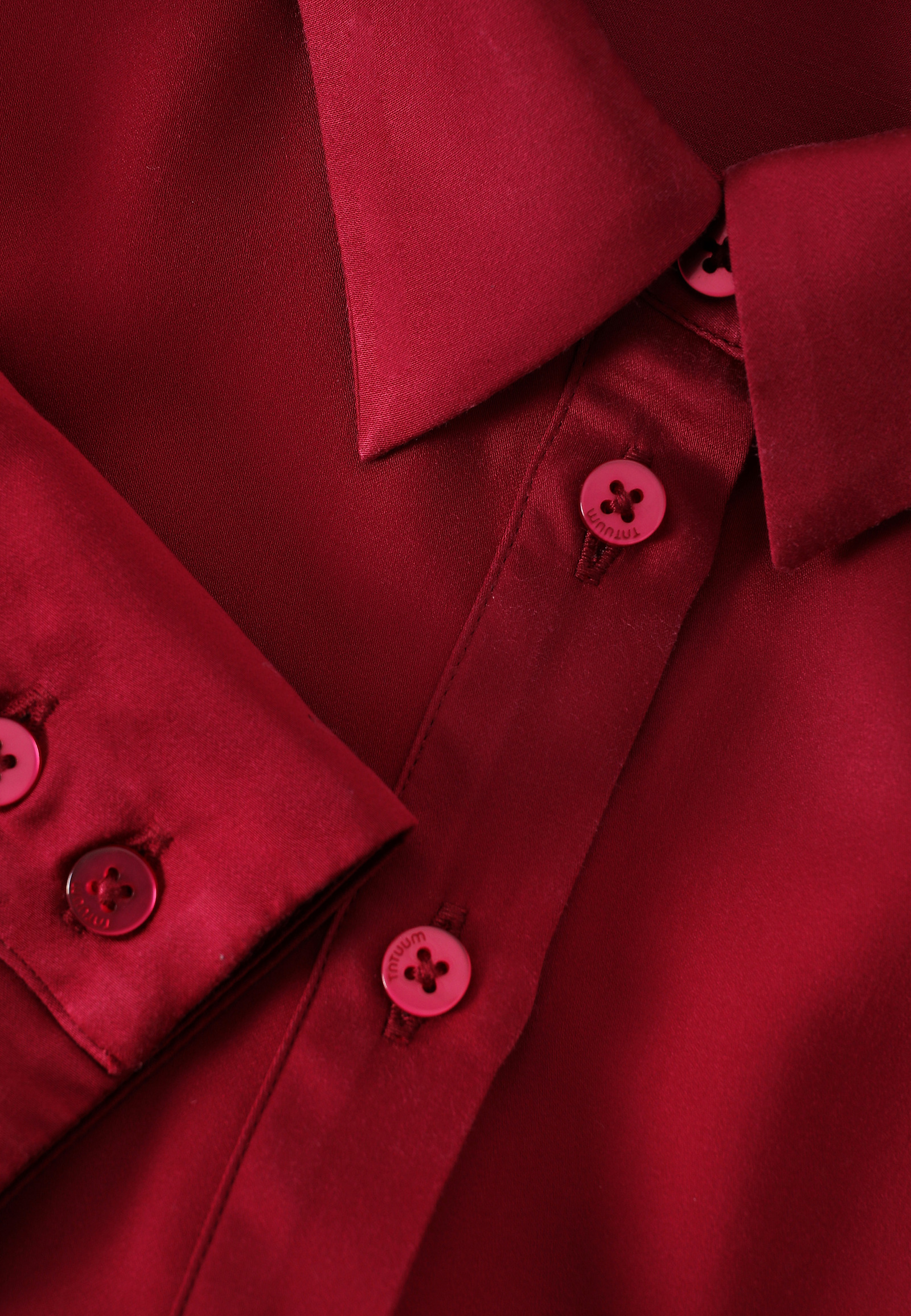 CĂMAȘĂ DIN SATIN CU TENCEL™ LYOCELL - NIKOLA CĂMAȘĂ DIN SATIN CU TENCEL™ LYOCELL - NIKOLA ROȘU 115720