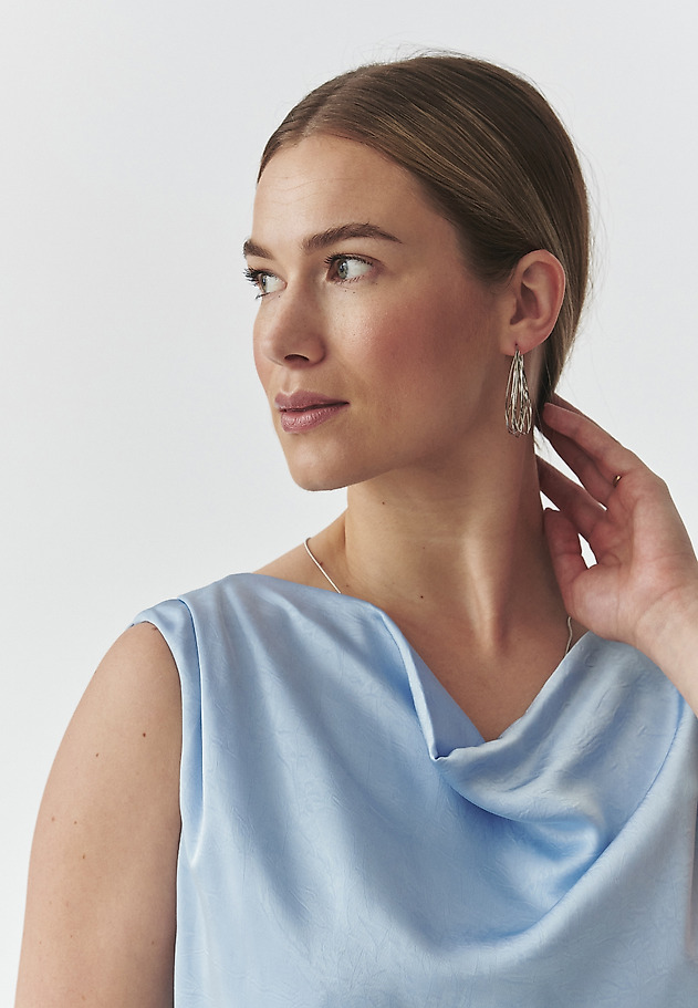 SATIN MAXI DRESS — BELLI SATIN MAXI DRESS — BELLI NIEBIESKI 6