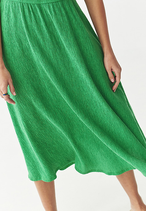 WOVEN DRESS WITH LYOCELL - TABITA 1 GREEN 2