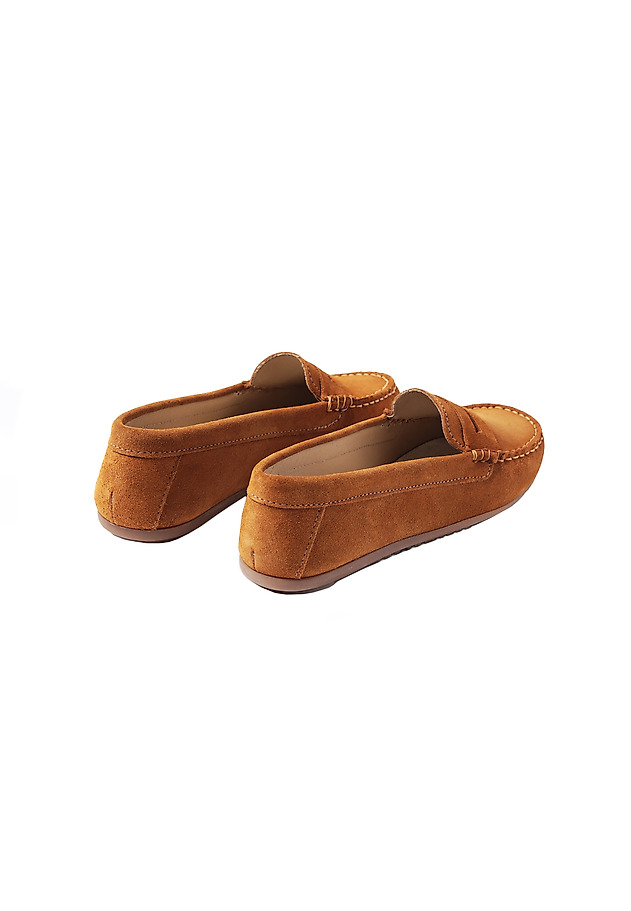 LADIES' SUEDE LOAFERS SISI LADIES' SUEDE LOAFERS SISI BEIGE 4