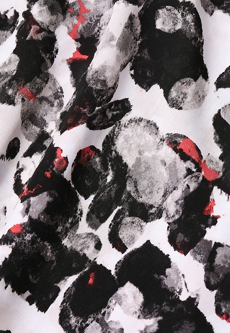 KRÁTKÉ ŠATY S AKVARELOVÝM POTISKEM MIRI VÍCEBAREVNÝ 2