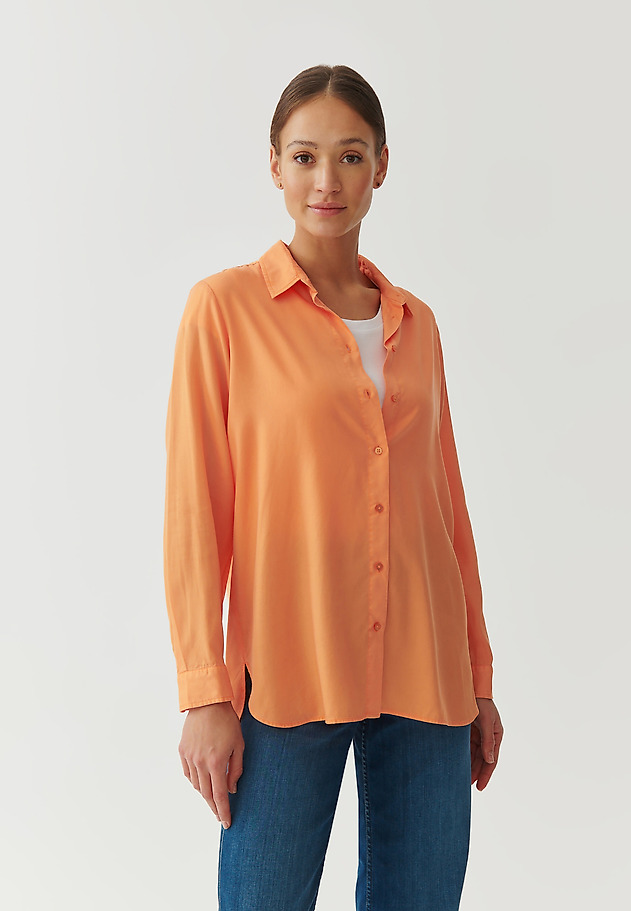 LADIES’ TUNIC-STYLE SHIRT - MALBA LADIES’ TUNIC-STYLE SHIRT - MALBA POMARAŃCZOWY 1