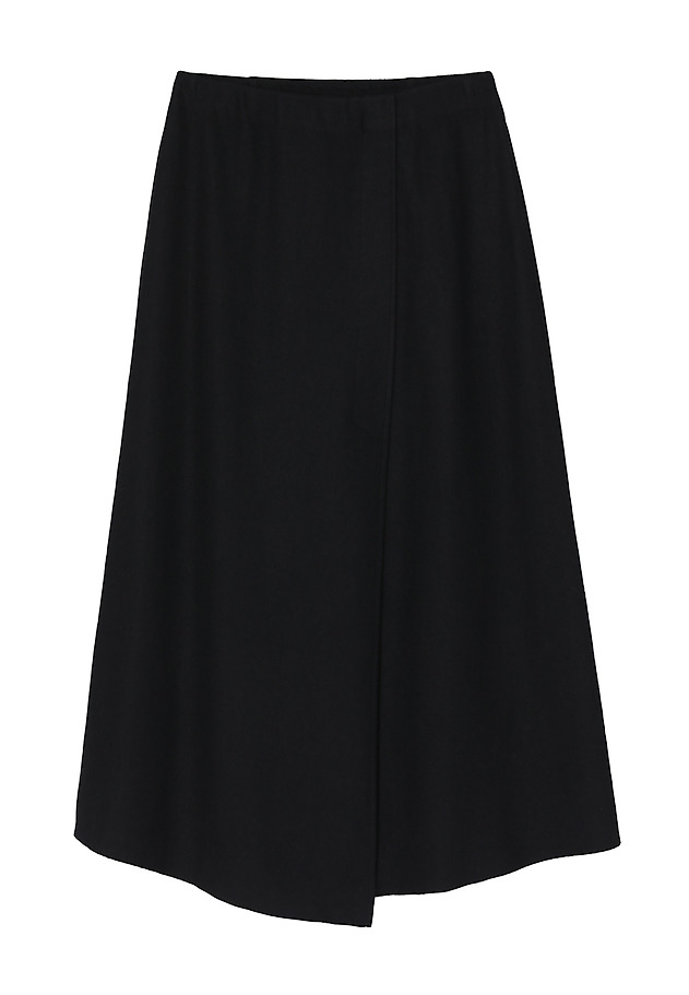 FUSTĂ DIN TRICOT PÂNĂ LA GENUNCHI WALIA FUSTĂ DIN TRICOT PÂNĂ LA GENUNCHI WALIA NEGRU 4