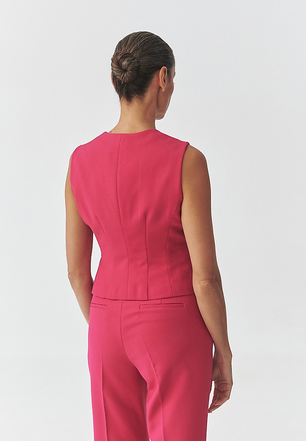 FUCHSIA WAISTCOAT — RONITA 4 FUCHSIA WAISTCOAT — RONITA 4 CZERWONY 2