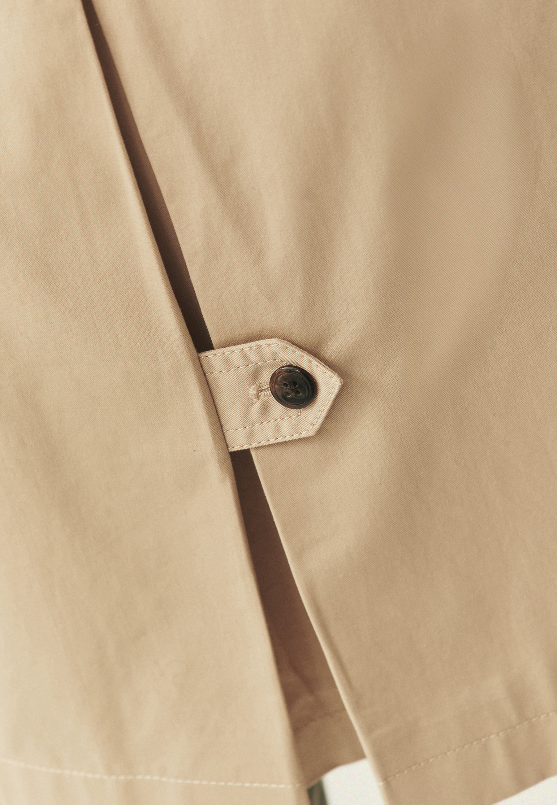 BAWEŁNIANY TRENCZ - MEGANA BEŻOWY 2