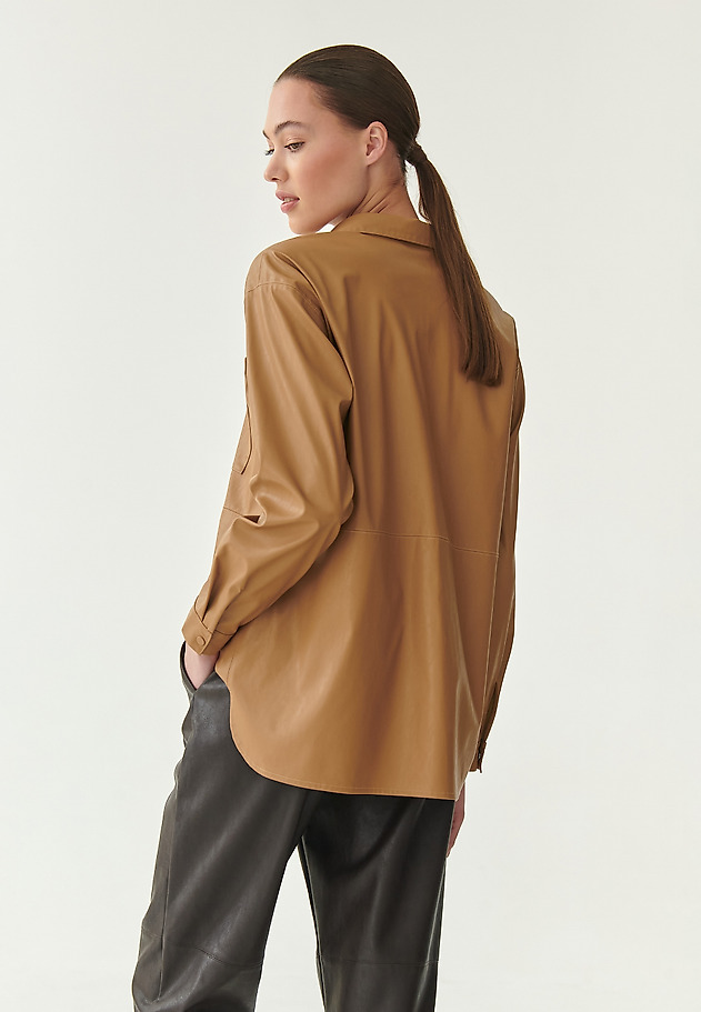 KOSZULA DAMSKA MIGUELA KOSZULA DAMSKA MIGUELA BEŻOWY 2