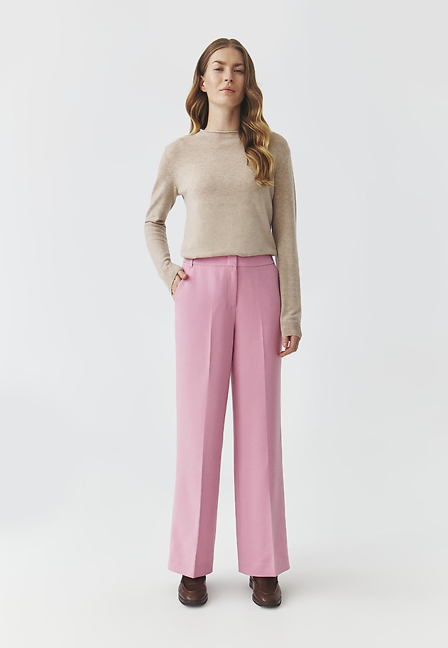WIDE-LEGGED SUIT TROUSERS — MASDA WIDE-LEGGED SUIT TROUSERS — MASDA RÓŻOWY 8