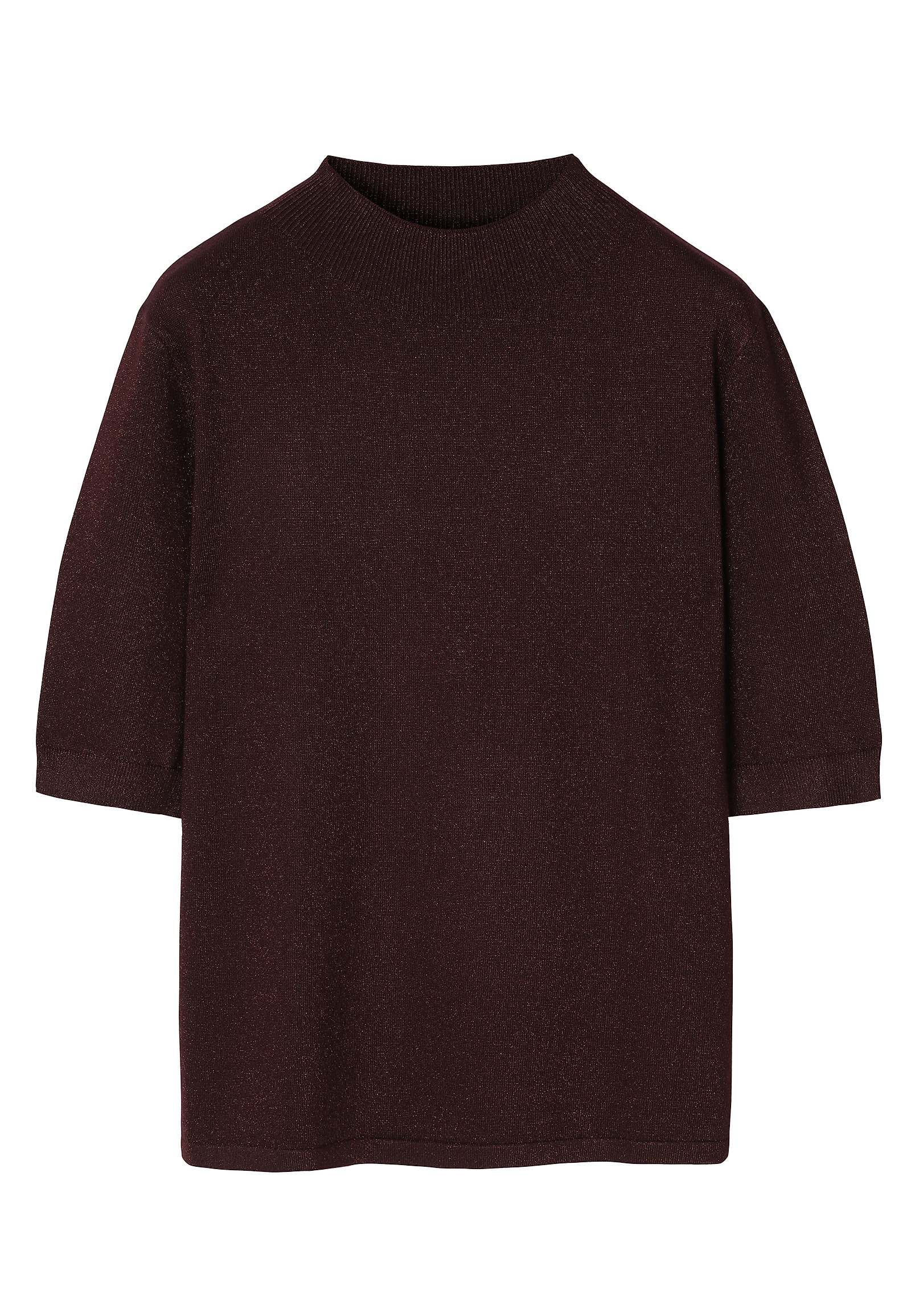 CLASSIC JUMPER WITH METALLIC FIBRE - LULU CLASSIC JUMPER WITH METALLIC FIBRE - LULU RED 116696