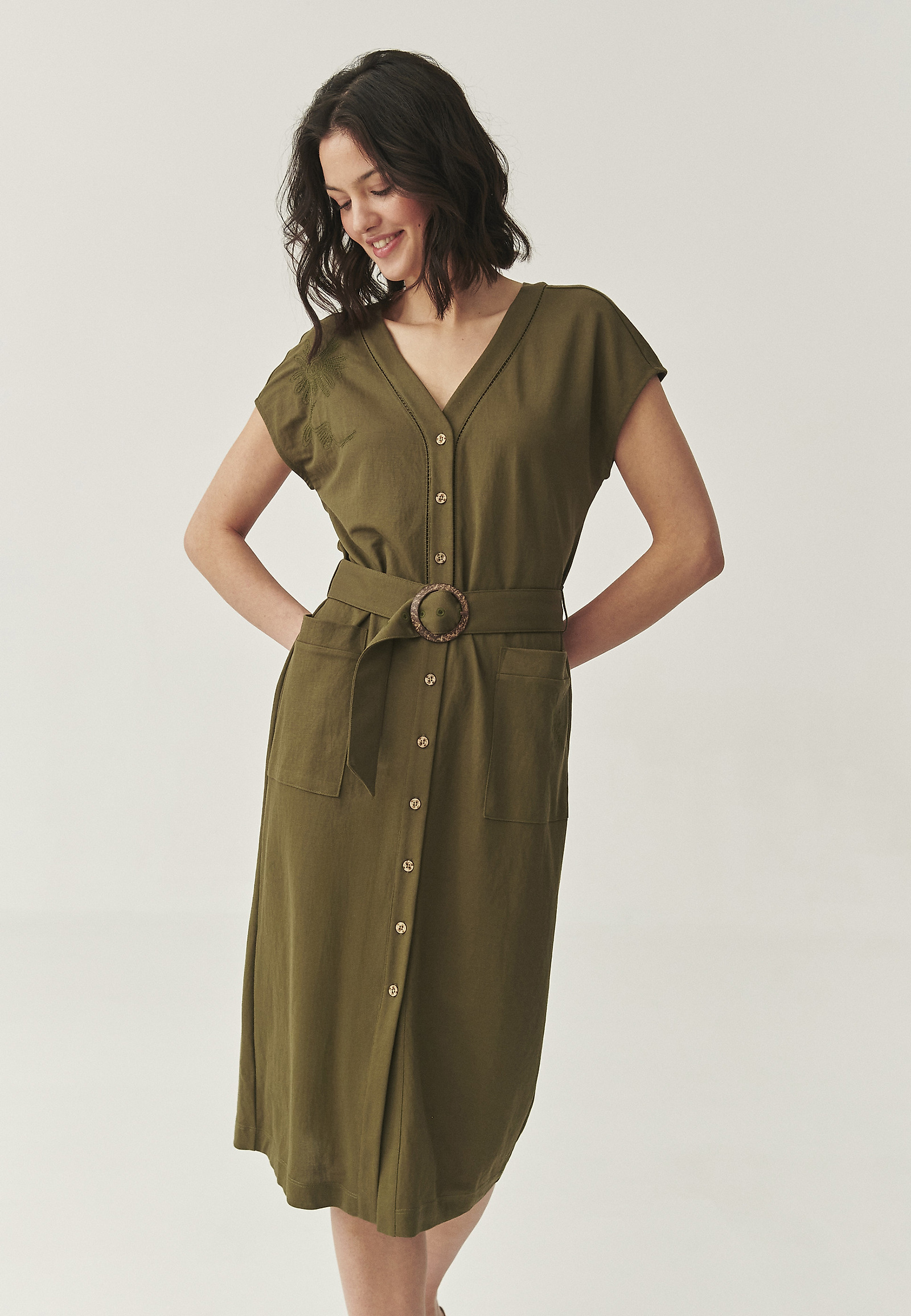 VISCOSE SCHMISSERIE - WANKA VISCOSE SCHMISSERIE - WANKA KHAKI 110704