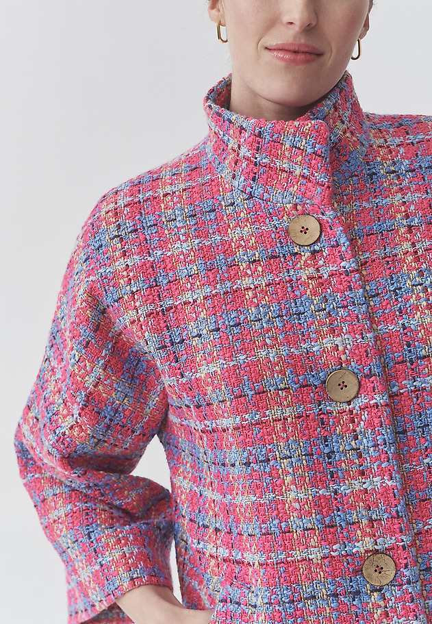 COLOURFUL OVERSIZE COAT - MORWI COLOURFUL OVERSIZE COAT - MORWI MULTIKOLOR 6