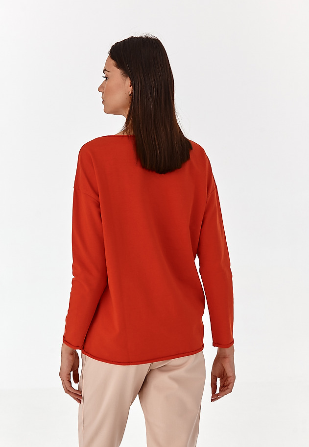 LADIES' COTTON SWEATSHRT MALI LADIES' COTTON SWEATSHRT MALI RED 2