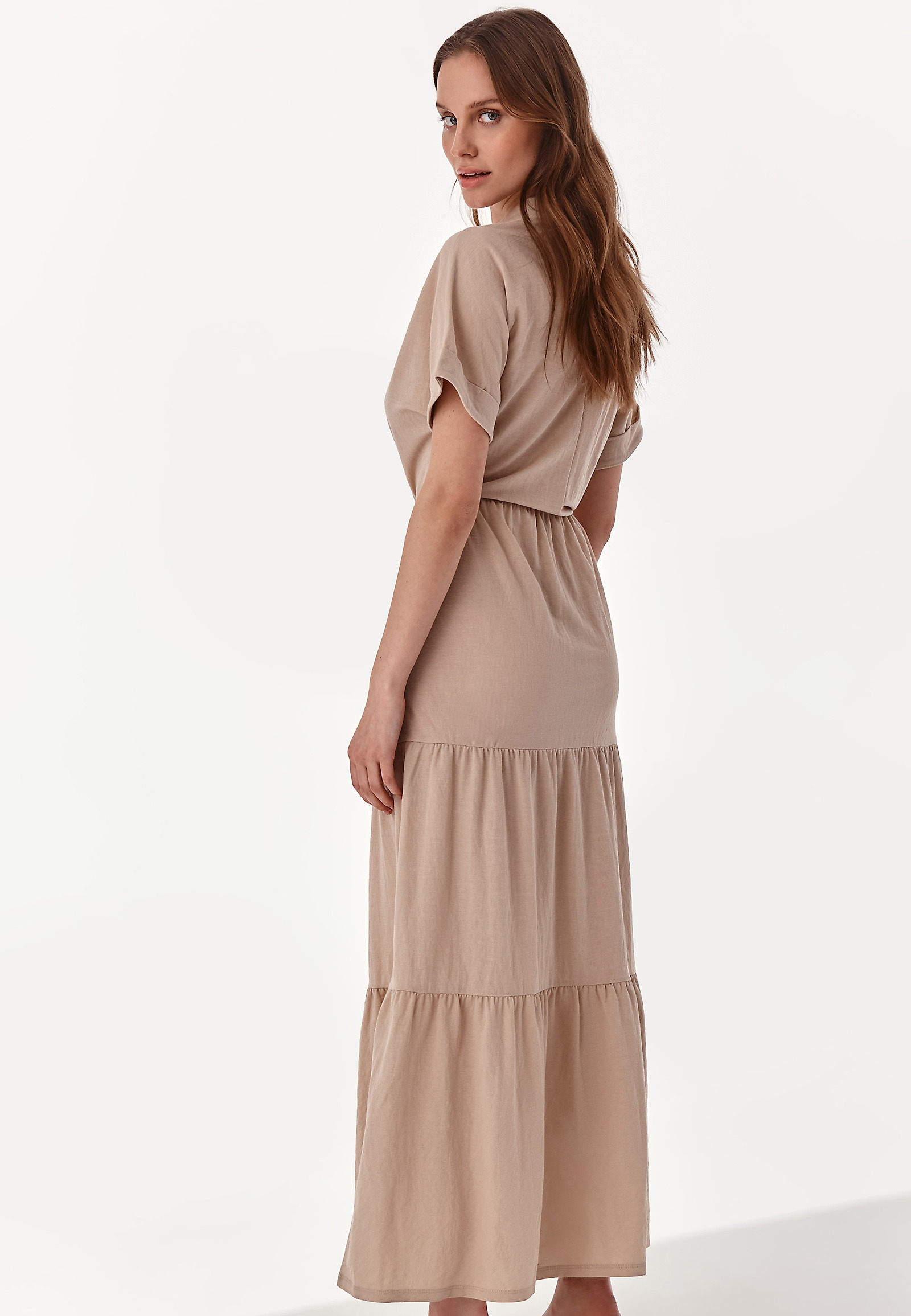 SUKIENKA MAXI KOLAMBO SUKIENKA MAXI KOLAMBO BEŻOWY 78538