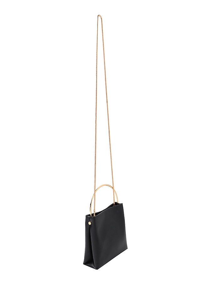 ELEGANCKA TOREBKA NA ŁAŃCUSZKU - BENO 1 ELEGANCKA TOREBKA NA ŁAŃCUSZKU - BENO 1 CZARNY 3