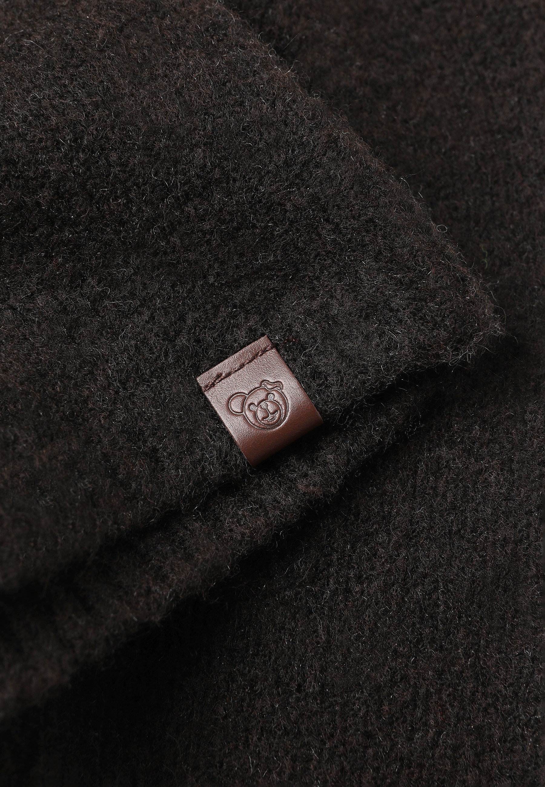 KLASYCZNA CZAPKA Z DOMIESZKĄ WEŁNY - SNUGI 1 BRĄZOWY 2