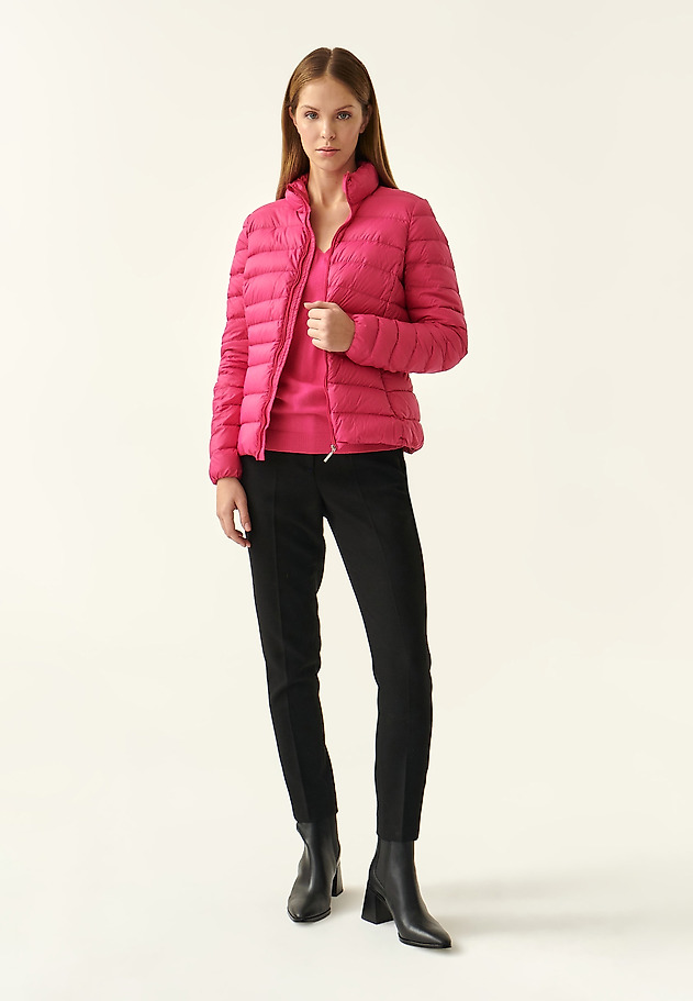 SHORT PUFFER JACKET MARIKA SHORT PUFFER JACKET MARIKA RÓŻOWY 2