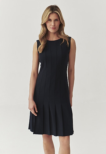 ELEGANCKA TKANINOWA SUKIENKA BEZ RĘKAWÓW - CHADIA ELEGANCKA TKANINOWA SUKIENKA BEZ RĘKAWÓW - CHADIA