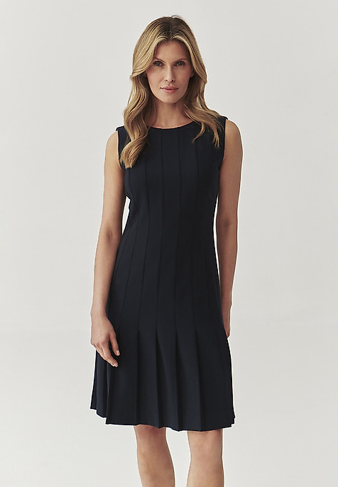 ELEGANCKA TKANINOWA SUKIENKA BEZ RĘKAWÓW - CHADIA ELEGANCKA TKANINOWA SUKIENKA BEZ RĘKAWÓW - CHADIA