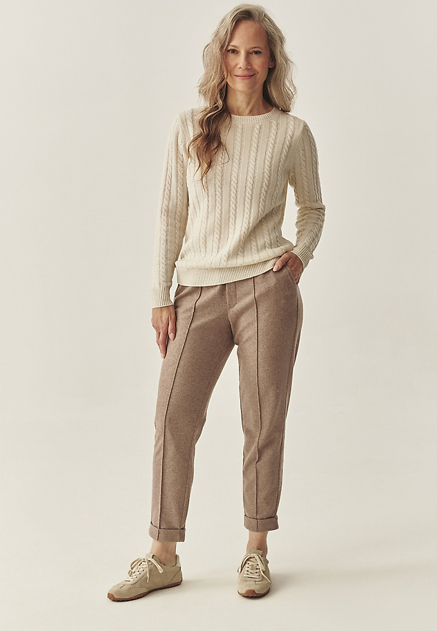 WOOL JUMPER - ANABEL WOOL JUMPER - ANABEL BEIGE 3
