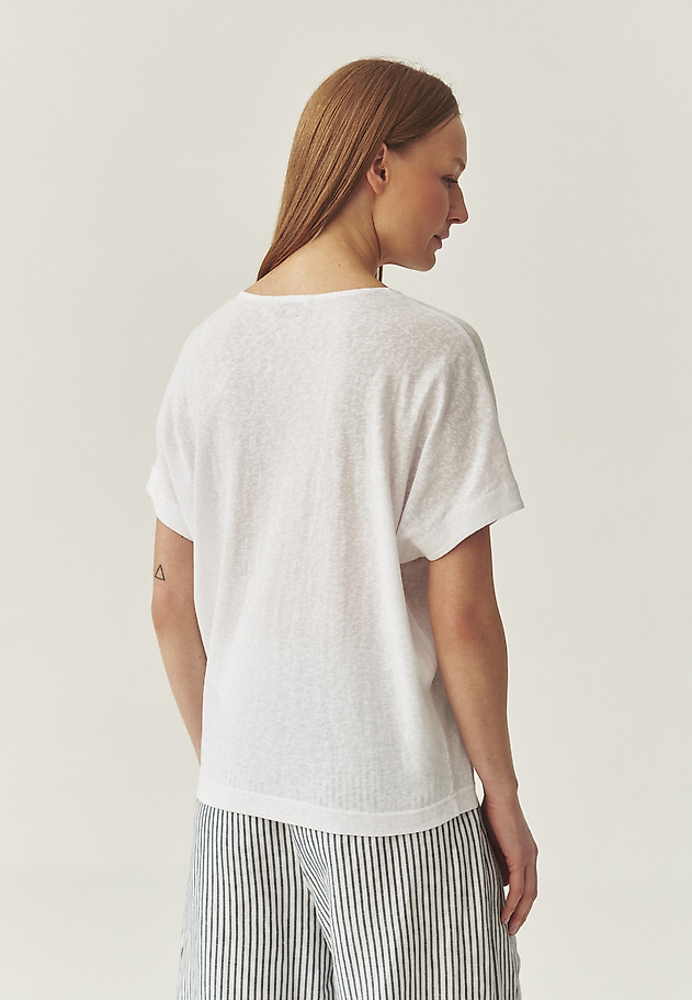 KNITTED BLOUSE WITH COTTON - ZELIJA KNITTED BLOUSE WITH COTTON - ZELIJA BIAŁY 2