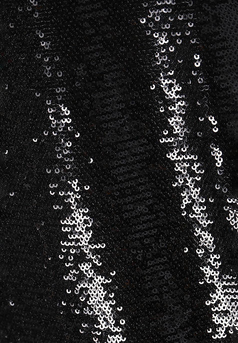 LADIES’ SEQUINED BLOUSE VELVITA BLACK 2