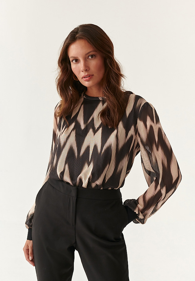 ŽENSKA ŠIFONSKA BLUZA KOBO ŽENSKA ŠIFONSKA BLUZA KOBO VEČBARVNA 1