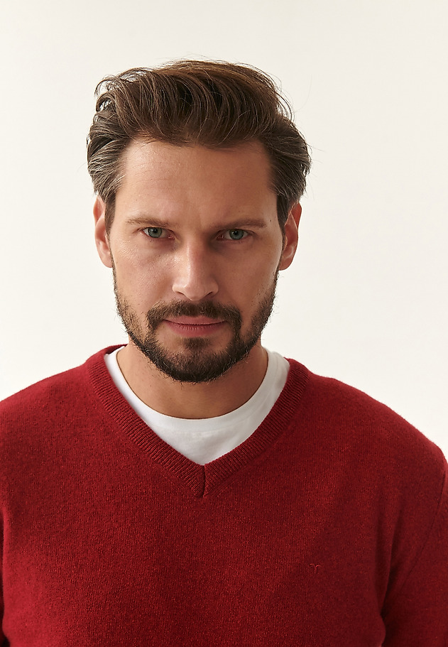 MEN'S WOOL SWEATER MARK 1 MEN'S WOOL SWEATER MARK 1 RED 1